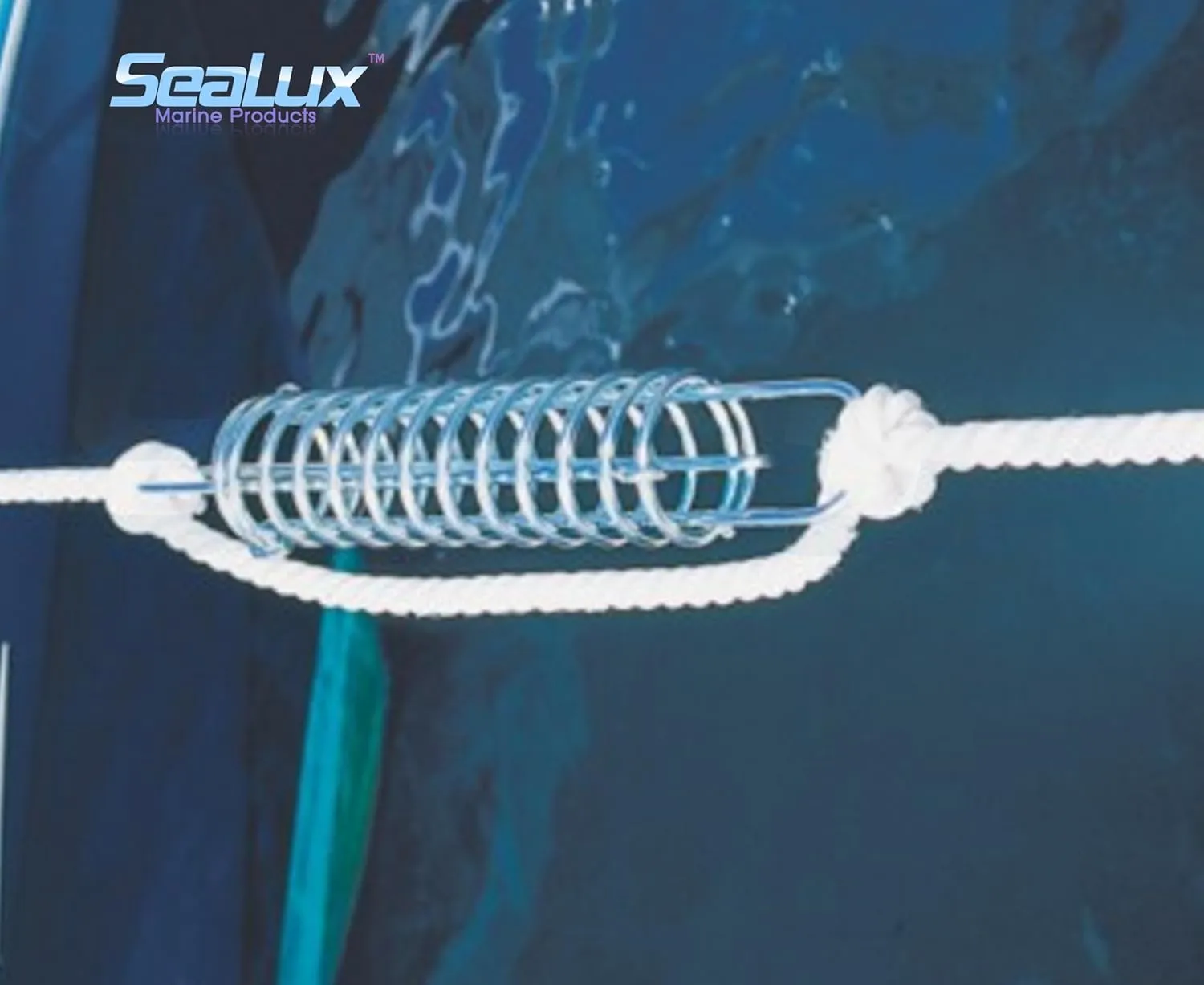 SeaLux Stainless Steel Shock Absorbing Dock Mooring Line Springs