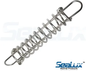 SeaLux Stainless Steel Shock Absorbing Dock Mooring Line Springs