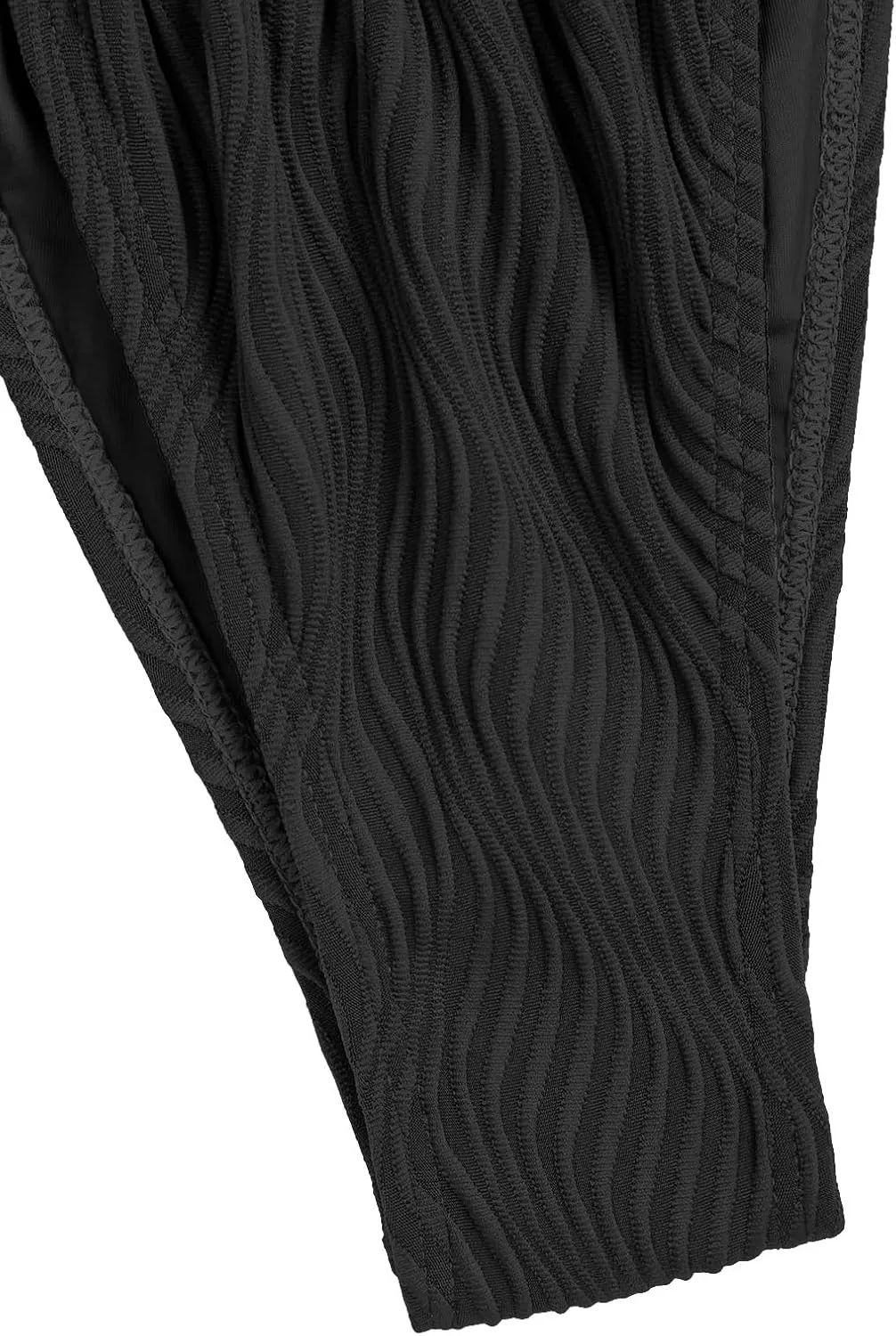 seamoly Women's Bikini Sets Ribbed Beaded Adjustable Spaghetti Strap Swimsuit Tie Side Thong Sexy 2 Piece Bathing Suit