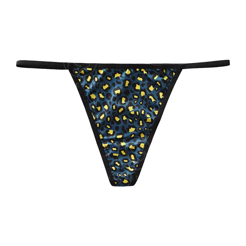 Sexy Leopard Print Low Rise T Panties