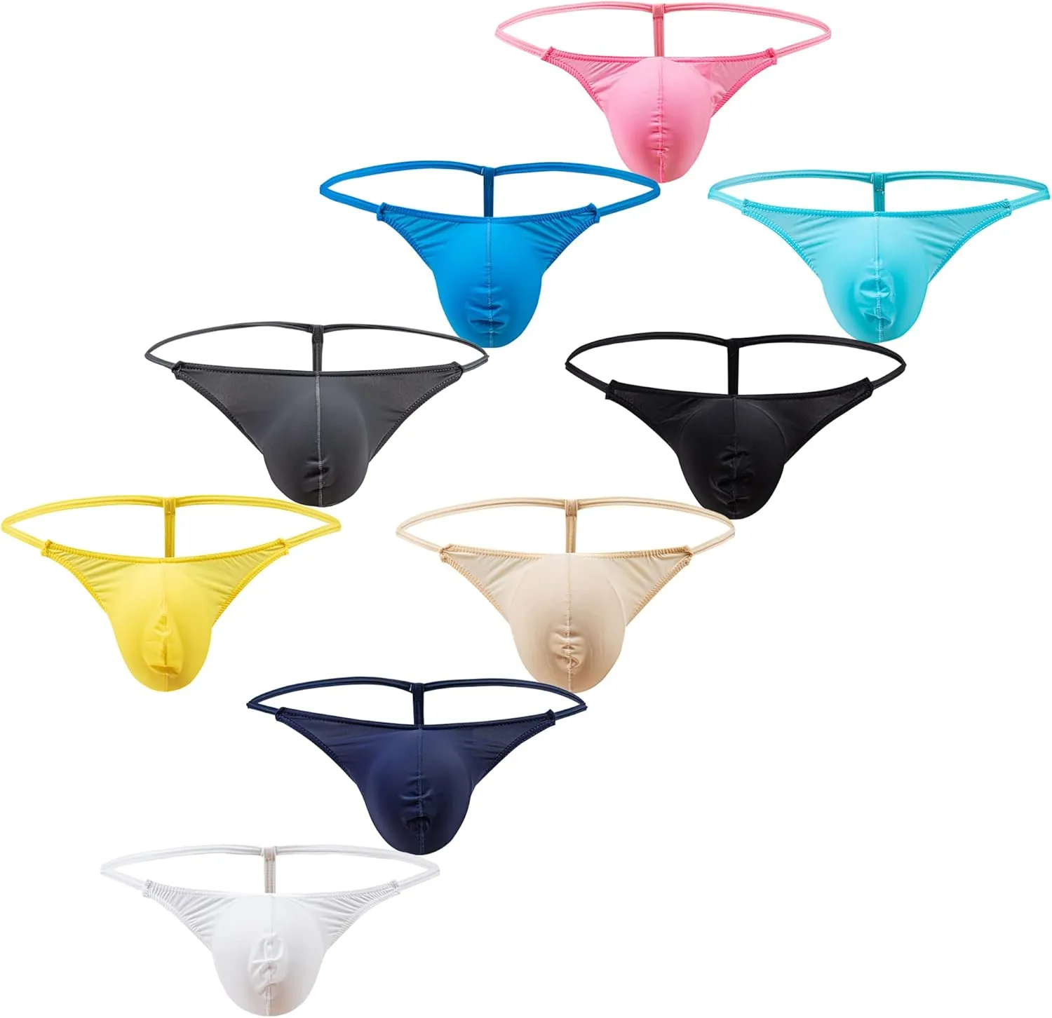 Sexy Men G-String Thongs Ice Silk Underwear Bikini Wrestling Sumo Binding Tangas