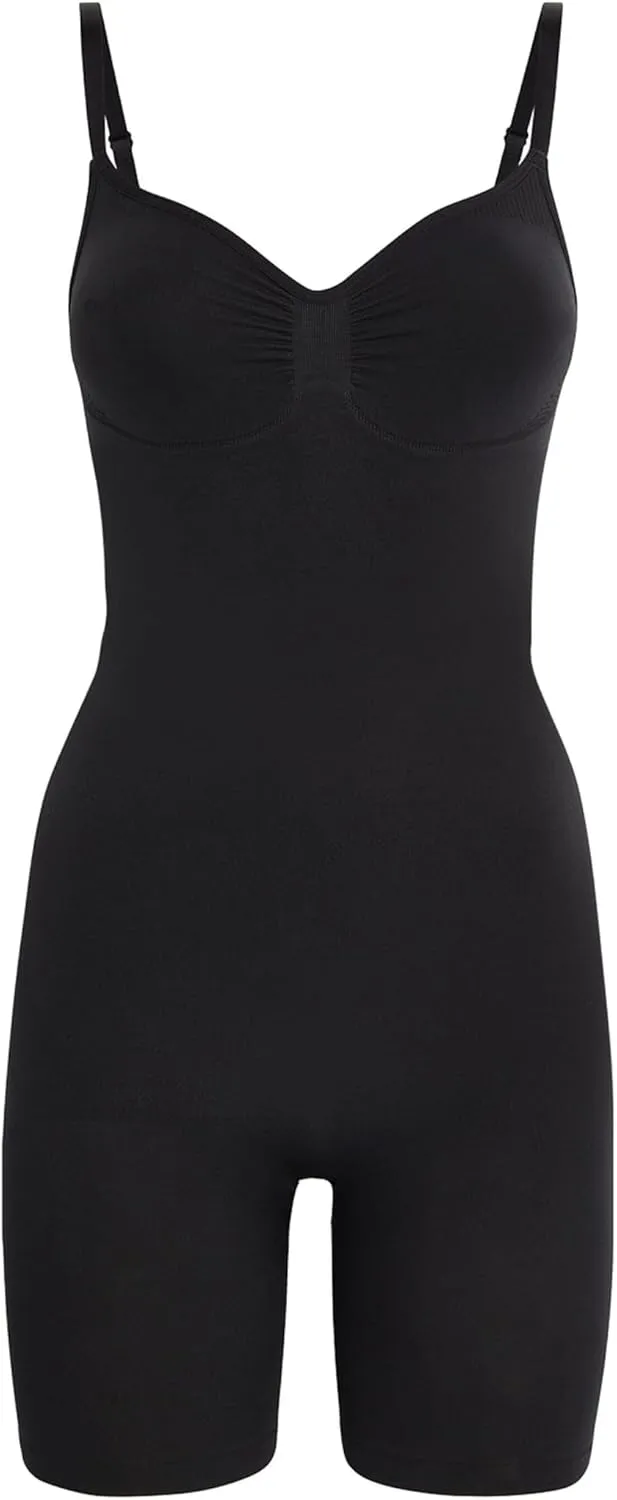 Shapewear Tummy Control Bodysuit Thong or Brief: Sculpting Shaper Tank Top Bodysuits & Snatched Waist Body Suit