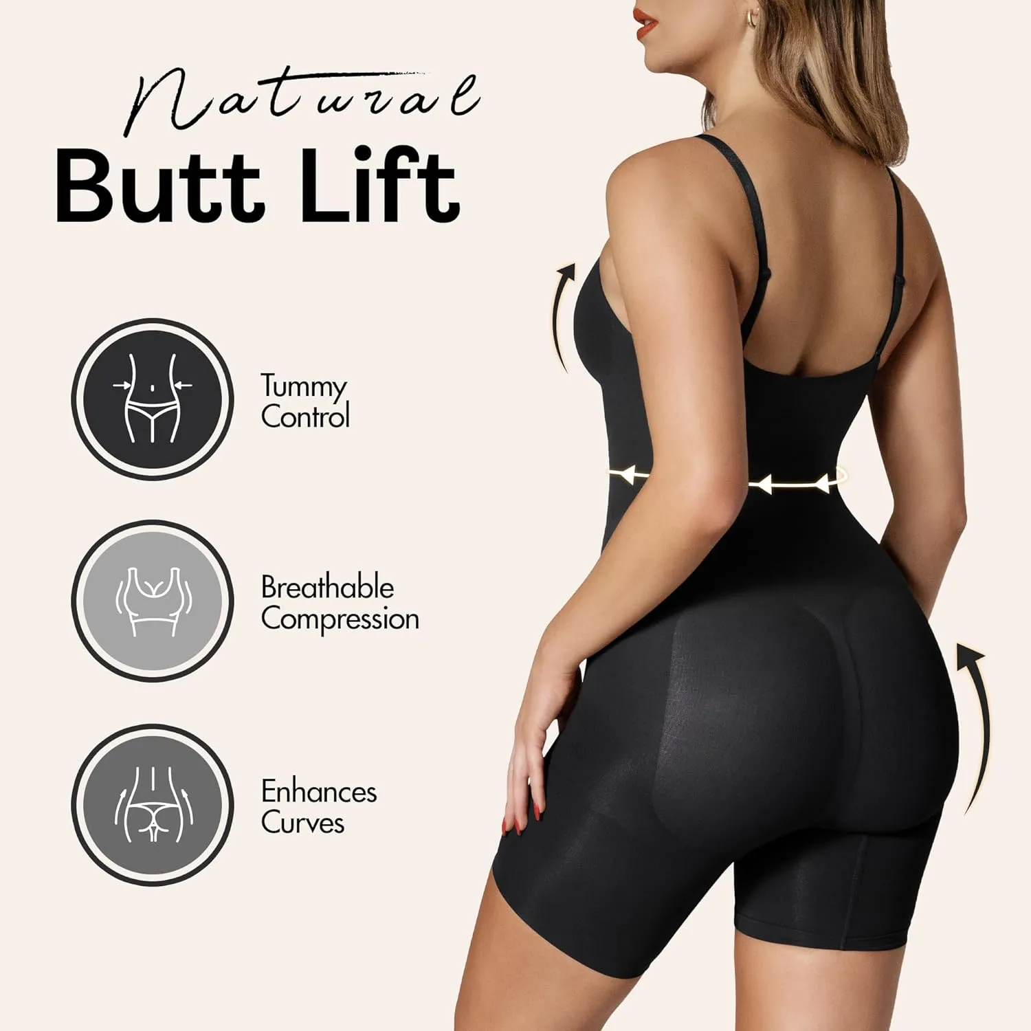 Shapewear Tummy Control Bodysuit Thong or Brief: Sculpting Shaper Tank Top Bodysuits & Snatched Waist Body Suit