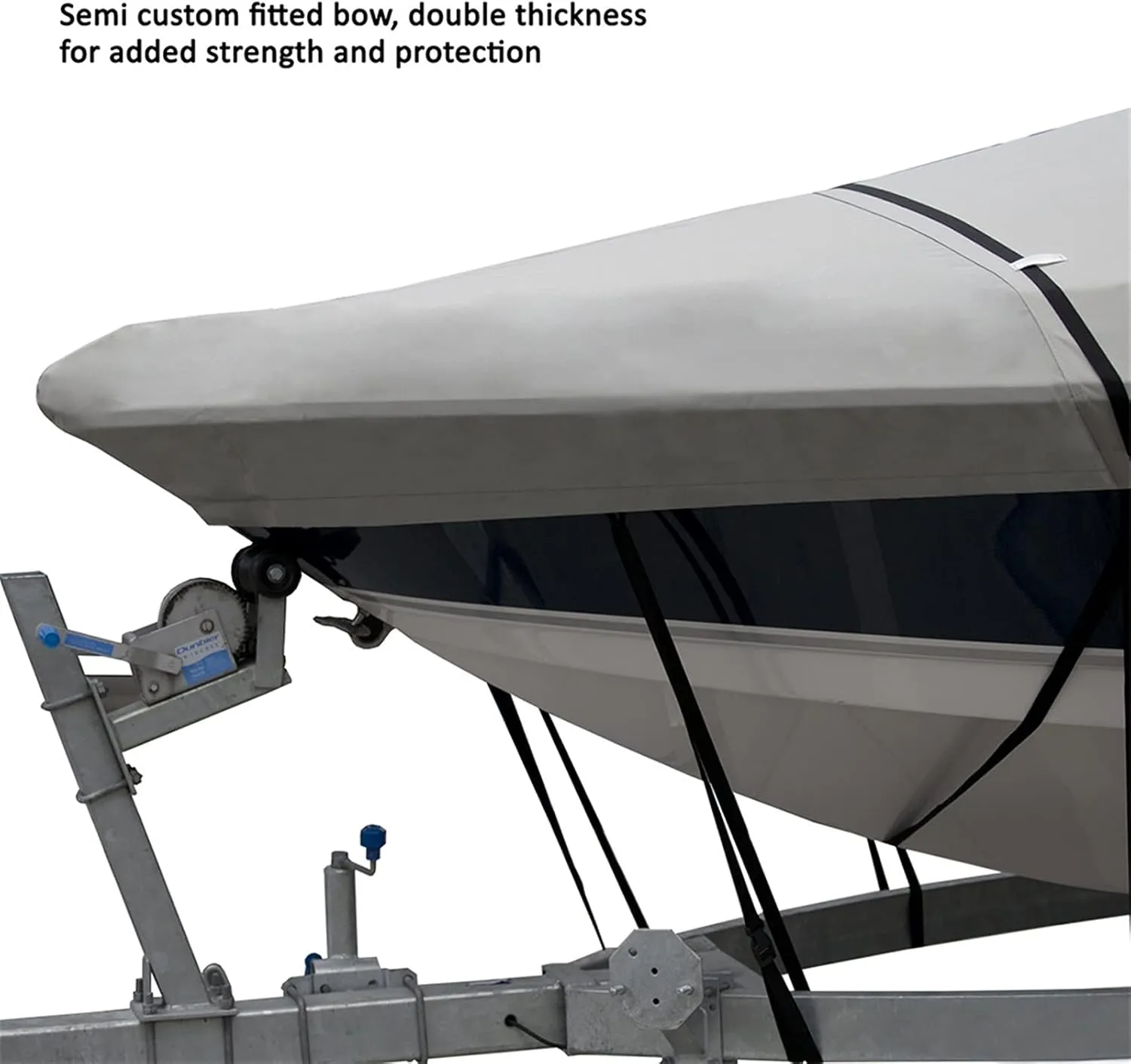 Side Console Boat Cover Heavy-Duty Marine Water Sun Proof UV Protection Mooring Cover Boat Accessories (Color : 5.0 5.3m)