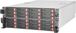 SilverStone Technology RM43-324-RS 4U 24-Bay 2.5" / 3.5" HDD/SSD rackmount Storage Server Chassis with Mini-SAS HD SFF-8643 12 Gb/s Interface, SST-RM43-324-RS