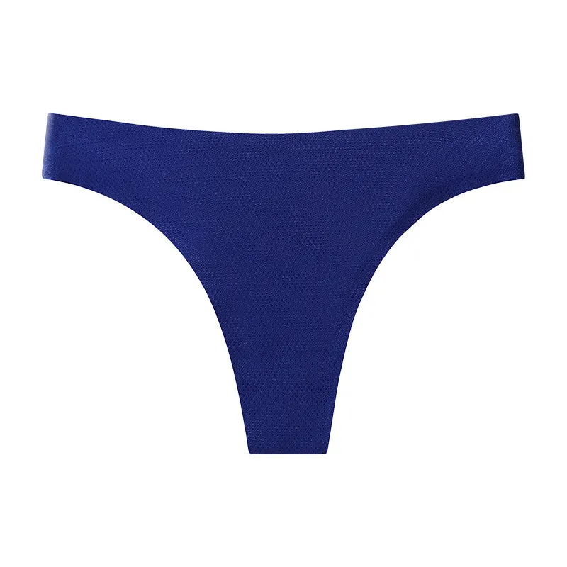 Simple Single Fabric Thong Underwear