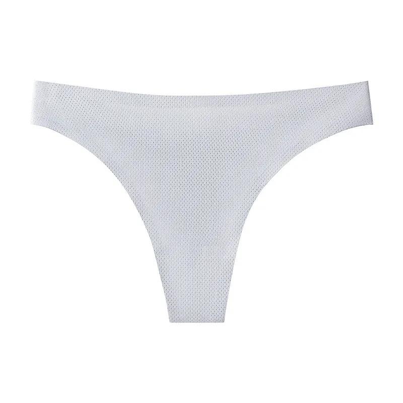Simple Single Fabric Thong Underwear