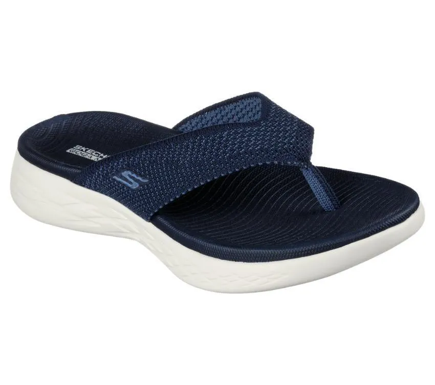SKECHERS ON-THE-GO 600 FLOURISH NAVY