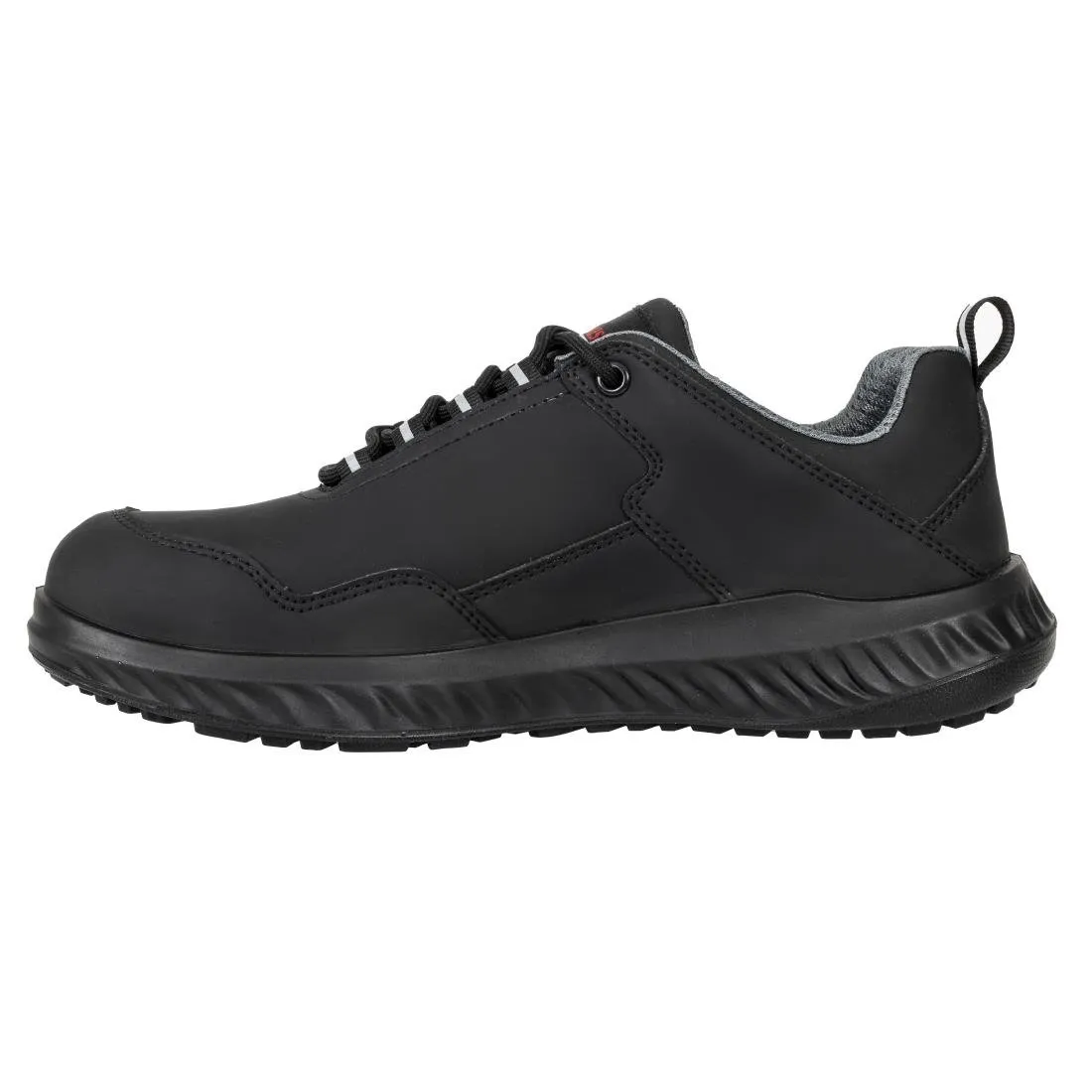 Slipbuster Microfibre Safety Trainers Matte Black 43