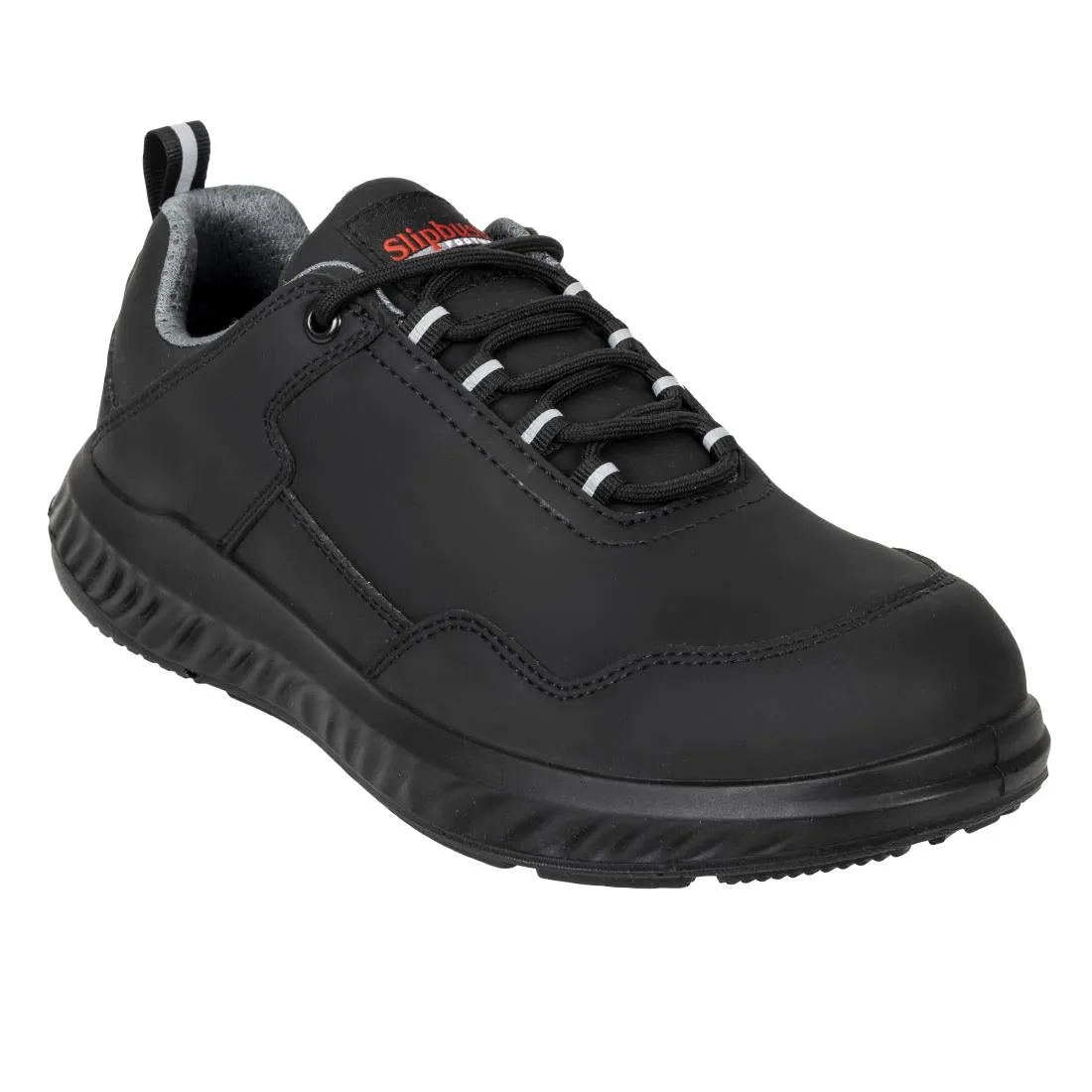Slipbuster Microfibre Safety Trainers Matte Black 43