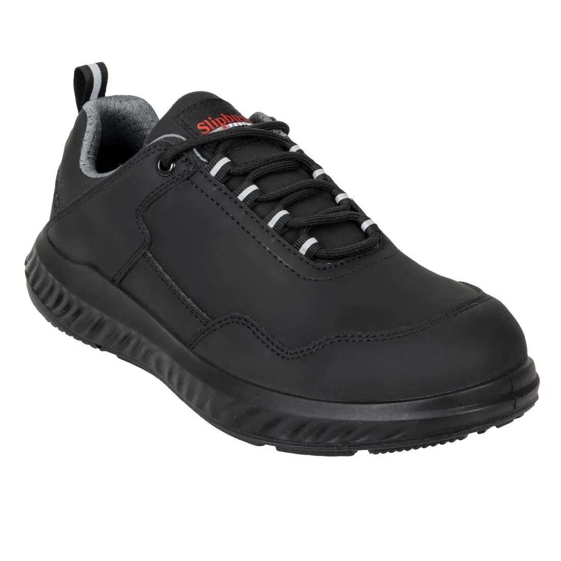 Slipbuster Microfibre Safety Trainers Matte Black 43