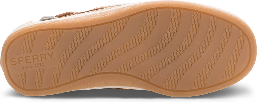 Songfish Junior Boat Shoe - Big Kid Linen/Oat