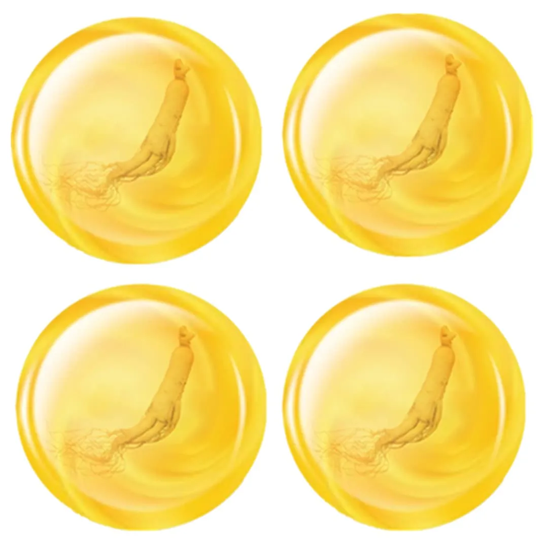 Sophora Flavescens Ginseng Soap Bar Set,4 Pieces Acne Clearner Pimple Pore Removal Soap for Men Women Face Body Hand Hair,Herbal Fragrance