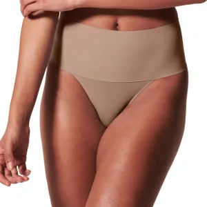 SPANX Undie-Tectable Thong - Comfortable Core Control - Invisible Shapewear Thong - Women's No Show Thong Underwear
