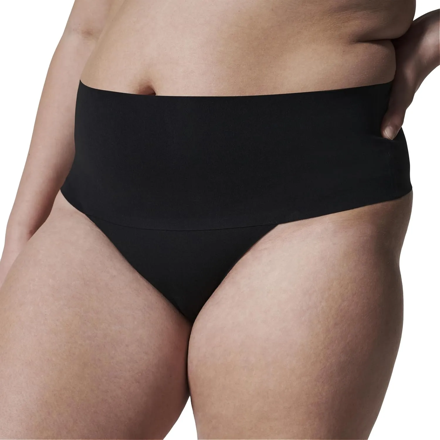 SPANX Undie-Tectable Thong - Comfortable Core Control - Invisible Shapewear Thong - Women's No Show Thong Underwear