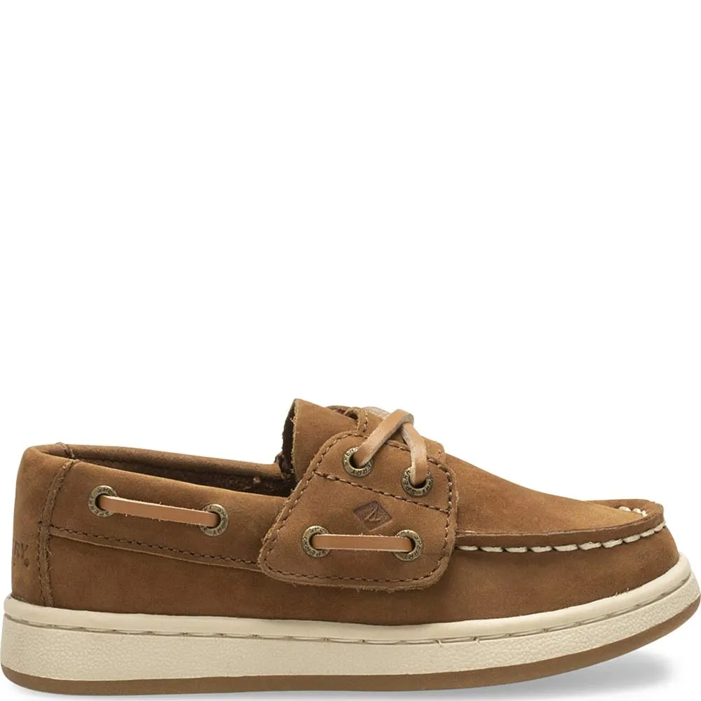 Sperry boys Sperry Cup Ii Boat Shoe, Brown, 4 Big Kid US