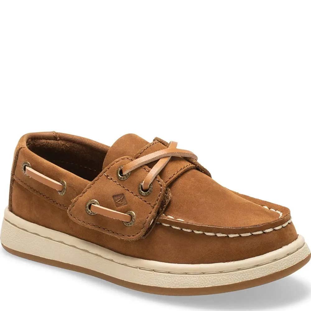 Sperry boys Sperry Cup Ii Boat Shoe, Brown, 4 Big Kid US