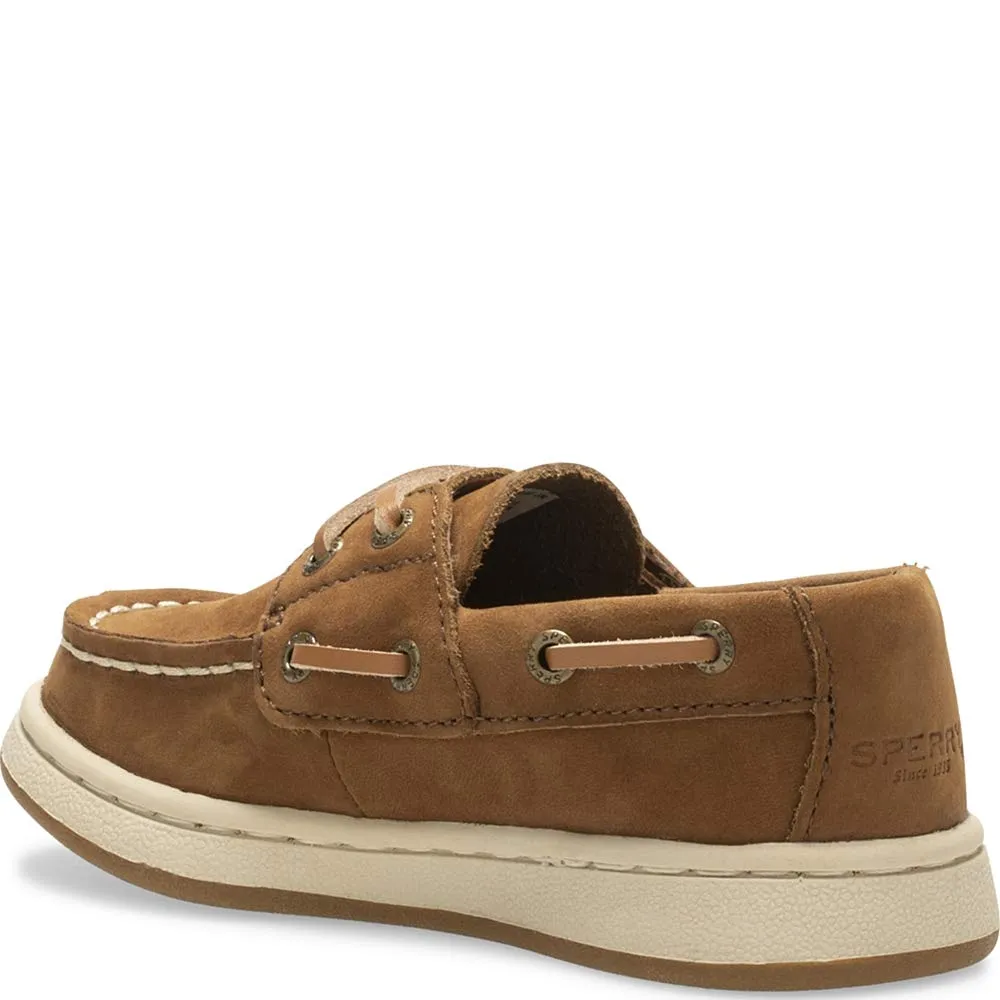 Sperry boys Sperry Cup Ii Boat Shoe, Brown, 4 Big Kid US