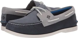 Sperry Top-Sider Authentic Original Plush Washable Boat Shoe Men 11 Navy/Grey