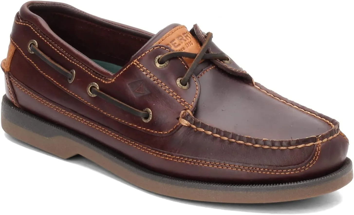 Sperry Top-Sider Men's Mako 2-Eye Canoe Moc Amaretto Size 9