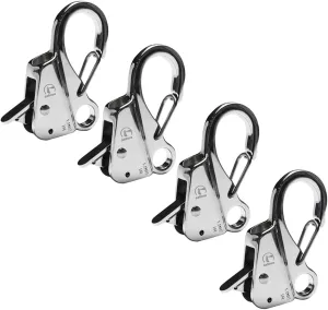 Stainless Steel Boat Fender Clip Boat Fender Quick Release Clip Boat Bumper for Docking Ideal for Boat Docking
