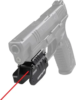 Stinger HL-1 Minimalist Holster with Laser Sight, Trigger Guard Holster, Concealment System, Clip & Quick Draw, Flip to Open, IWB Inside The Waistband Conceal Carry, Naked Holster