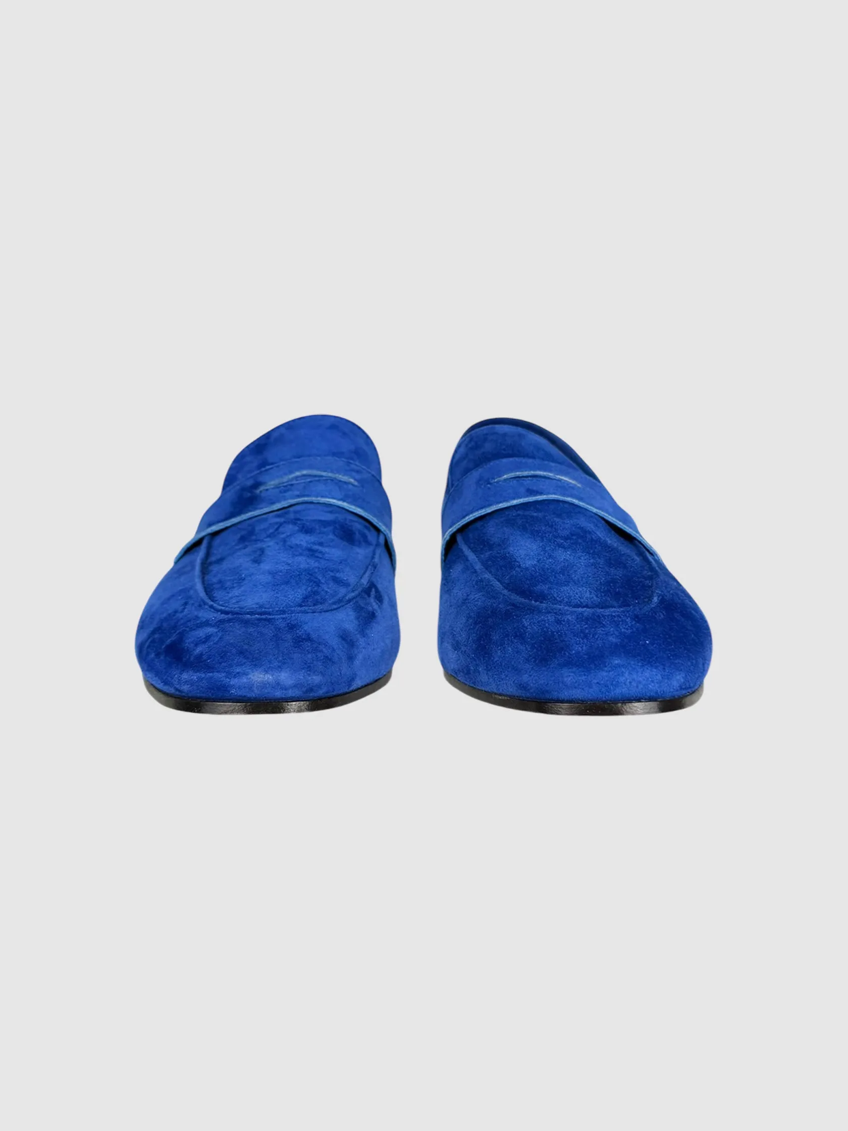 Suede Penny Loafers