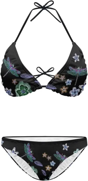 Talayituse Women Halter String Bikini Set High Cut Two Piece Swimsuit Spaghetti Strap Triangle Top Swimwear Bathing Suit