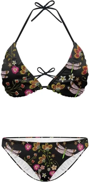 Talayituse Women Halter String Bikini Set High Cut Two Piece Swimsuit Spaghetti Strap Triangle Top Swimwear Bathing Suit