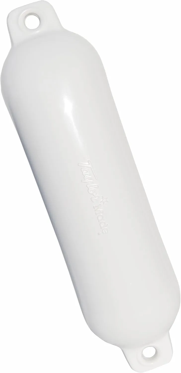 Taylor Made Products 1021 Hull Gard Inflatable Vinyl Boat Fender, 4.5 x 16 inch, White