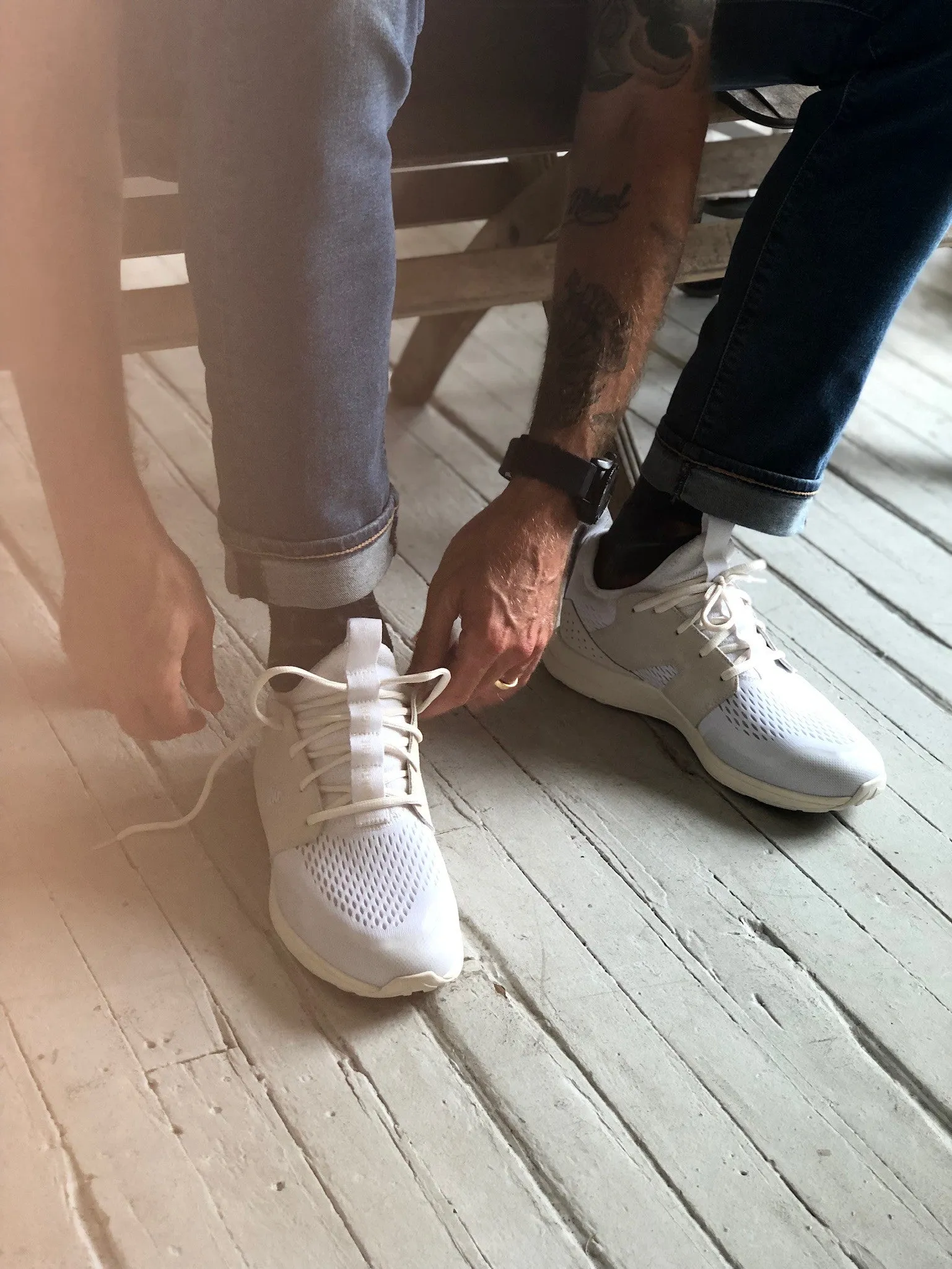 The Frank Trainer - Bone & Gray