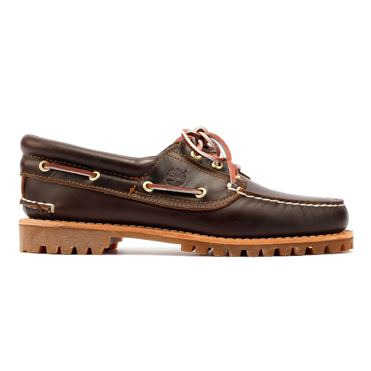 Timberland Noreen 3 Eye Leather Women's Brown Boat Shoes