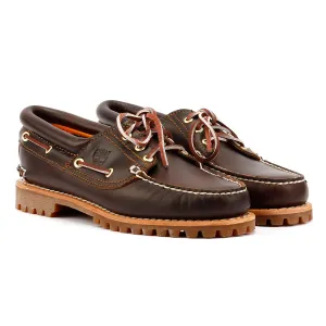Timberland Noreen 3 Eye Leather Women's Brown Boat Shoes