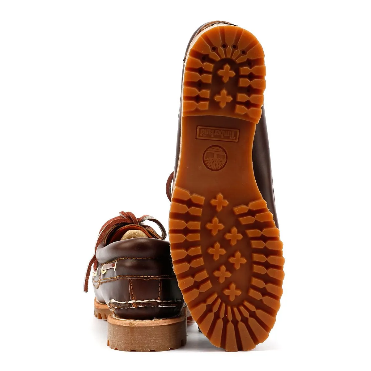 Timberland Noreen 3 Eye Leather Women's Brown Boat Shoes