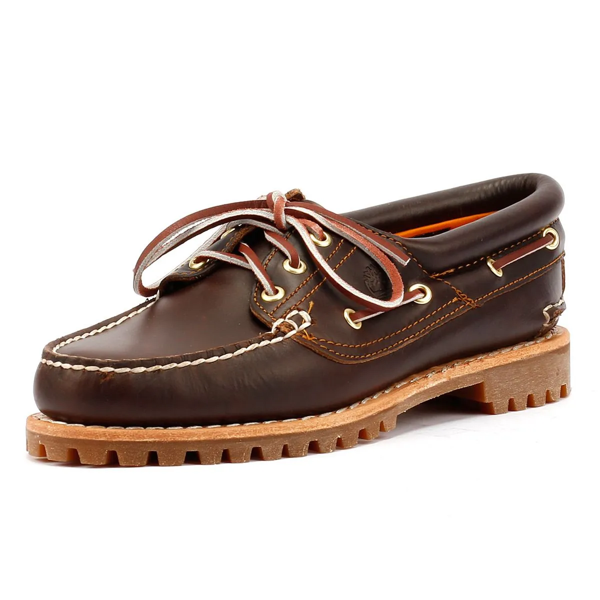 Timberland Noreen 3 Eye Leather Women's Brown Boat Shoes