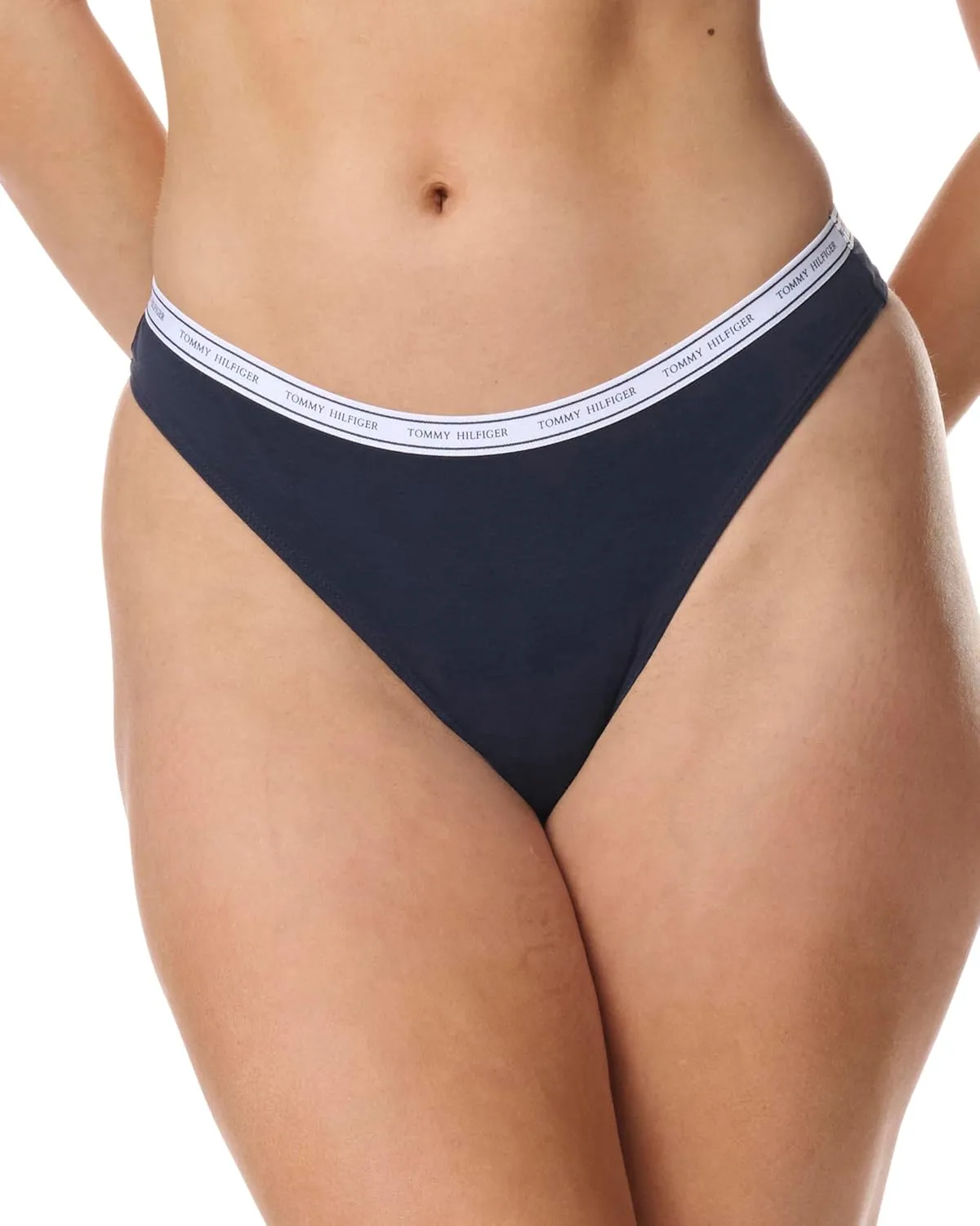 Tommy Hilfiger Women's Cotton Thong Underwear - 6 Pack