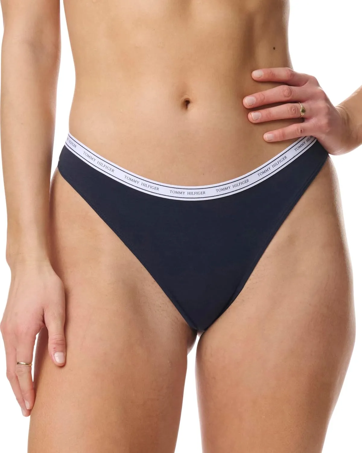 Tommy Hilfiger Women's Cotton Thong Underwear - 6 Pack