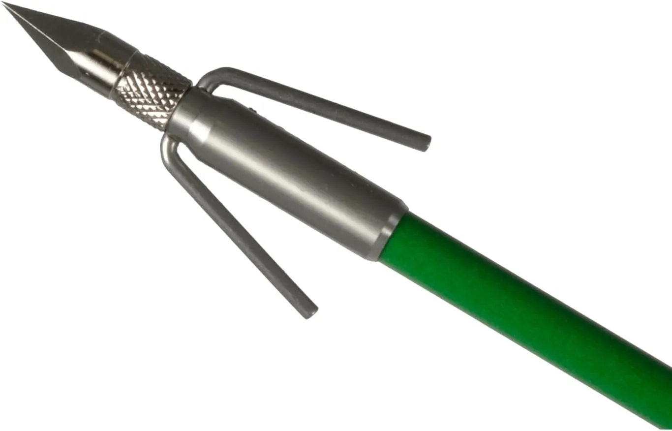 TRUGLO Speed Shot Durable Neon Bowfishing Arrow | 250 Grain Premium Grade Hardened Stainless Steel Point - Arrow, Arrow with Slide Safety System & Point only Options