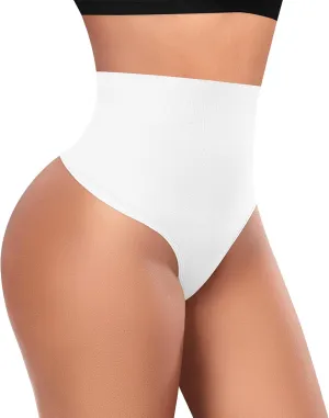 Tummy Control Thong Shapewear for Women High Waisted Body Shaper Panties Shaping Thong Girdle Underwear