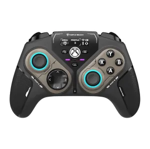 Turtle Beach Stealth Pivot Wireless Smart Game Controller Officially Licensed for Windows PC – Rotating Modules, Display Dashboard, Hall-Effect Sticks, Remappable Buttons, Bluetooth, 20-Hour Battery