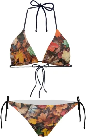 Two Piece Bikini for Women Swimwear Low Waisted Sexy Bathing Suit Push Up Triangle Swimsuit XS-2XL