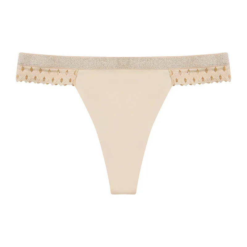Ultra-thin Sexy Invisible Ice Silk Thong Panties