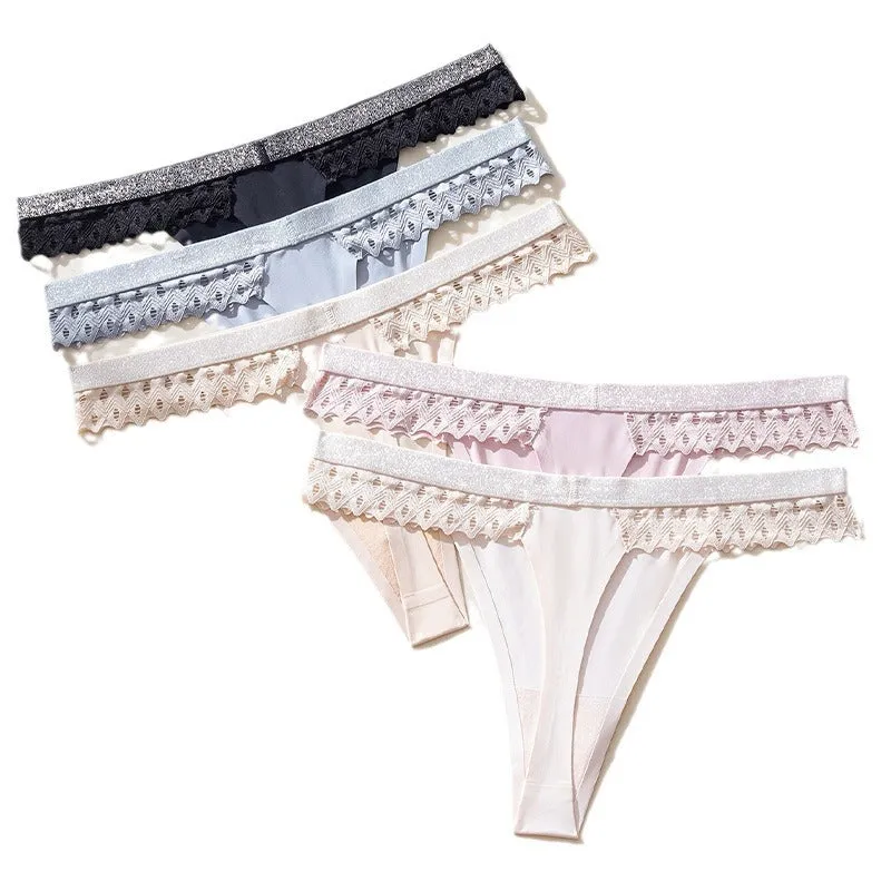 Ultra-thin Sexy Invisible Ice Silk Thong Panties