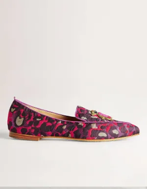 Verzierte Jacquard-Loafer-Gepard