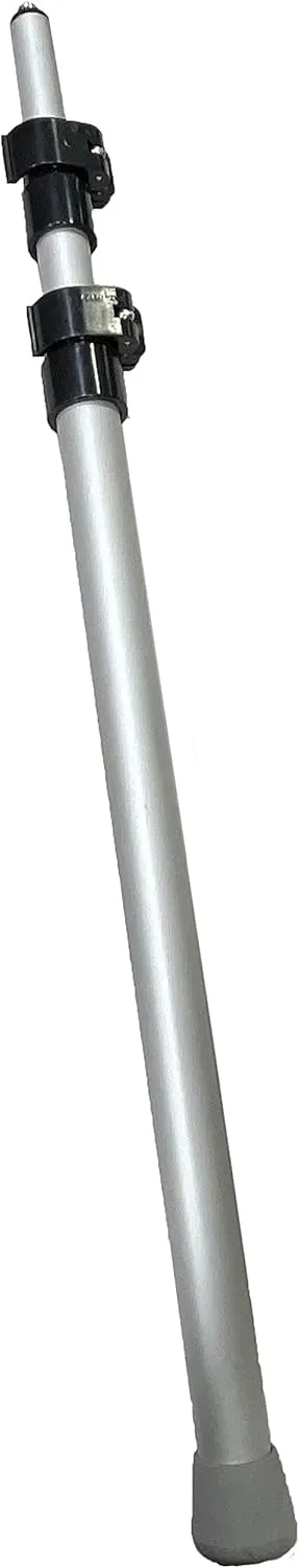 Vico Marine - 55" Double Camlock Support Pole   Rubber Pole Base (XR55A-3Tip-PBR - Easy Installation