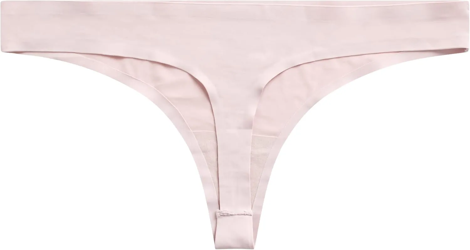 Vince Camuto Women's Thong Underwear - 5 Pack/10 Pack Ultra Soft & Sexy Lingerie - Breathable Panties for Women