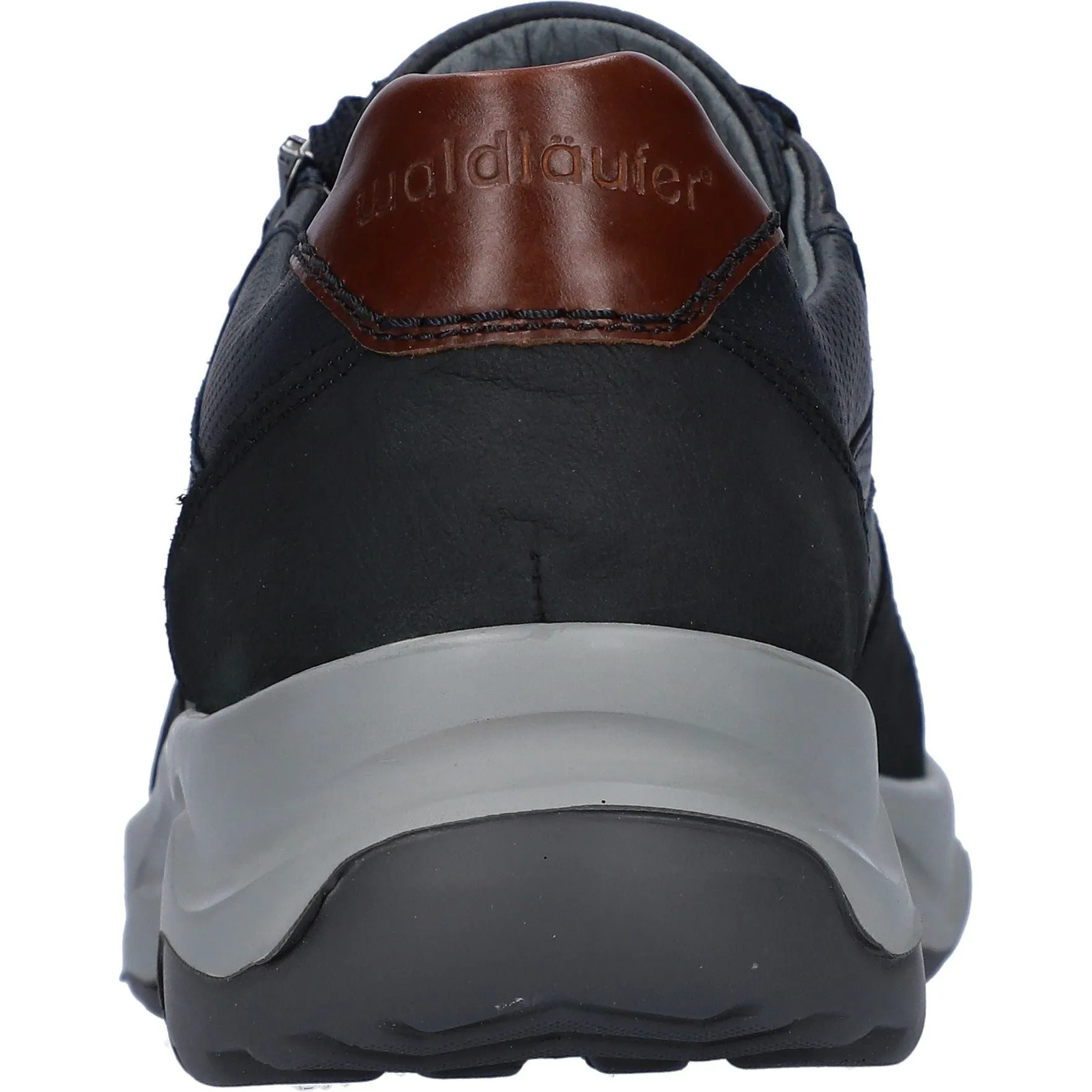 Waldlaufer H-Max - Mens Lace Shoe with Zip in Navy
