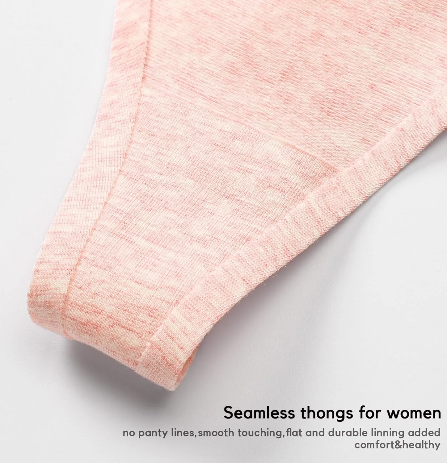 Wealurre Women's Cotton Thong Breathable Panties Low Rise Underwear