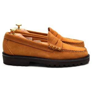Weejuns '90s Larson' Tan Brown Suede Loafer UK 6
