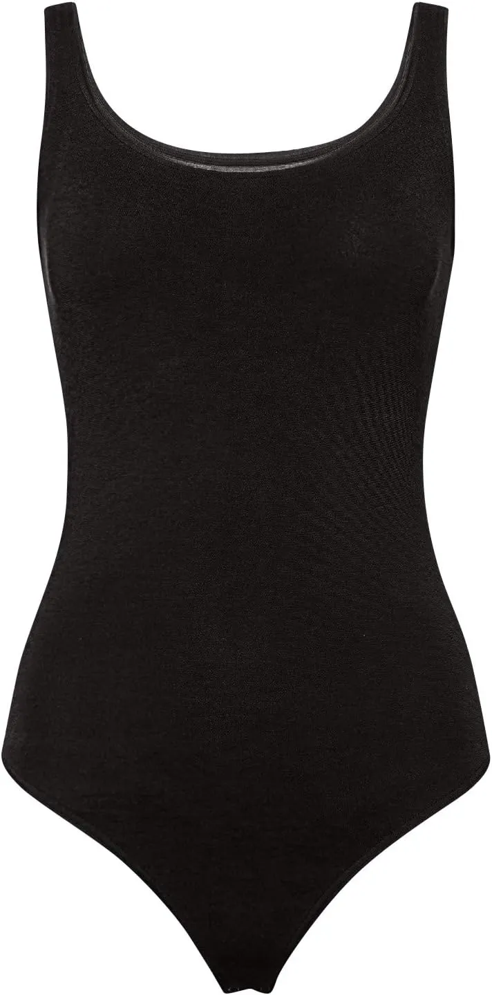 Wolford Jamaika String Body for Women Seamless Comfortable Bodysuit Tank Top Ideal for Layering under Tight Fitting Jackets